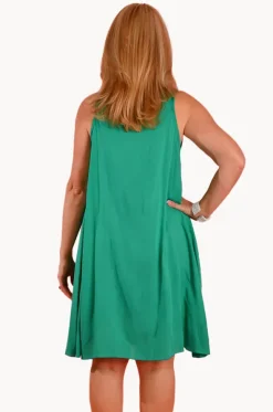 Plain Lombok Pleat Dress