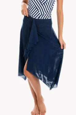 Plain Mesh Frill Skirt