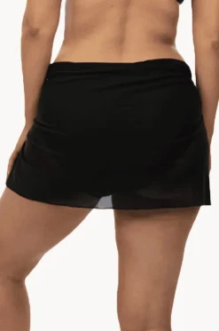 Plain Mesh Short Sarong