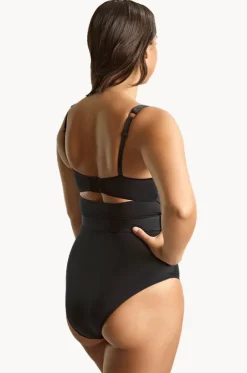 Plain Serena G Cup Square Neck One Piece