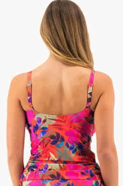 Playa Del Carmen G Cup Twist Front Tankini Separate