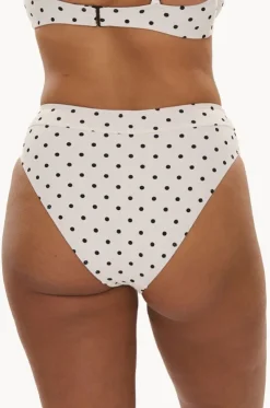 Polka Dot High Leg Brief