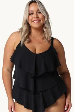 Pool Tiered Frill Tankini Separate