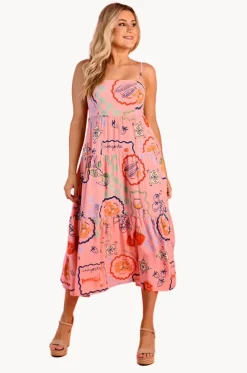 Positano Picnic Ellie Midi Dress