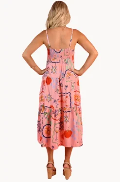 Positano Picnic Ellie Midi Dress