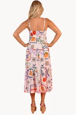 Positano Picnic Ellie Midi Dress