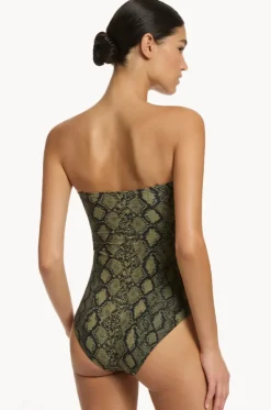 Python Splice Bandeau One Piece