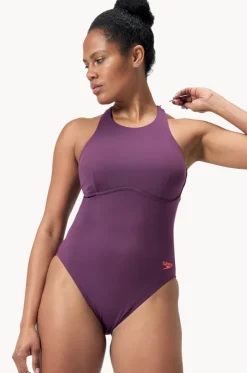 Racer Zip Back One Piece