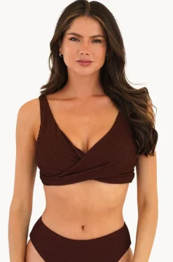 Retro Deco DD/E Cup Wrap Front Bra