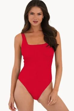 Retro Deco F/G Cup Square Neck One Piece