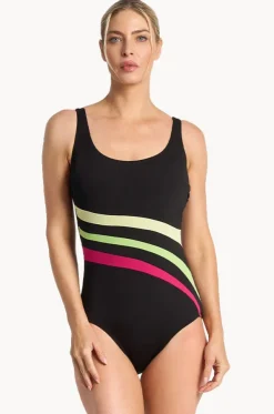 Rozella DD/E Cup Wave Spliced One Piece