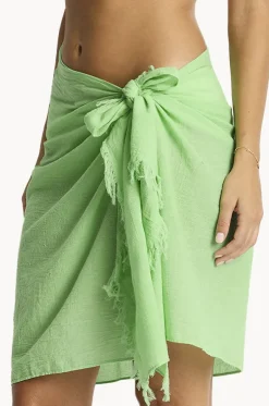 Salt Frayed Sarong