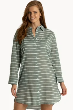 Santorini Button Painter Dress