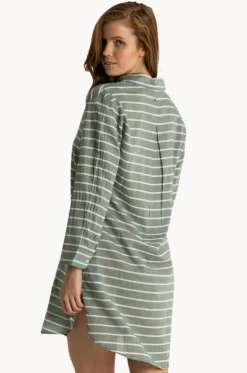 Santorini Button Painter Dress