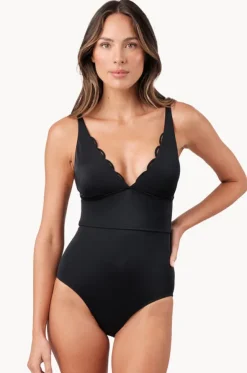 Scalloped Classic One Piece
