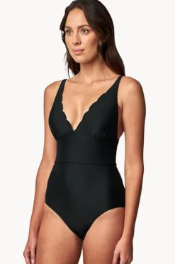 Scalloped Classic One Piece