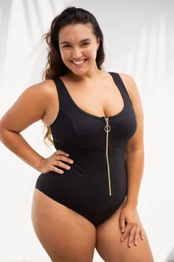 Sculpt Fuseli Zip Front One Piece