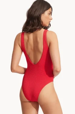 Sea Dive Deep V Neck One Piece
