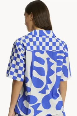 Seascape Bowling Shirt