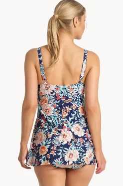 Select Floral Empire Swim Dress