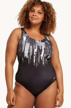 Shimmer Scoopback One Piece