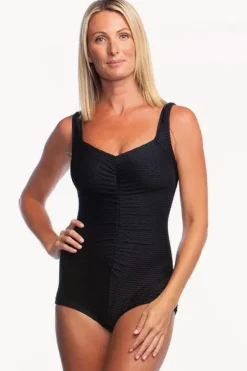 Shirred Front Pool One Piece +