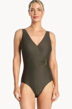 Sky High Bar Surplice One Piece