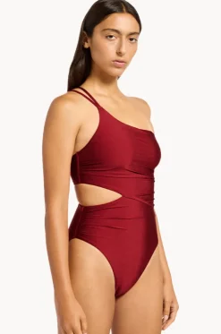 Sol Shine One Shoulder One Piece