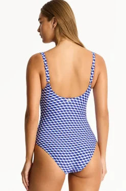 Solara Scoop Back Panel Line One Piece