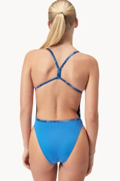 Solid V Back One Piece