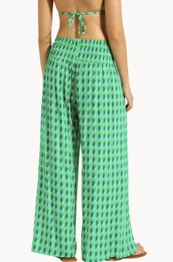 Sorrento Shirred Waist Wrap Pant