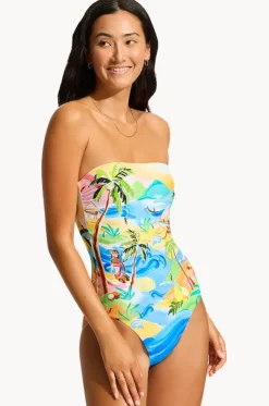South Pacific Bandeau One Piece