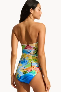 South Pacific Bandeau One Piece