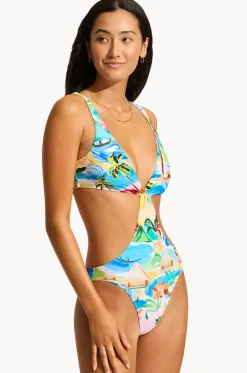 South Pacific Cut Out One Piece