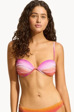 Spectrum Ruched Split Wire Bra