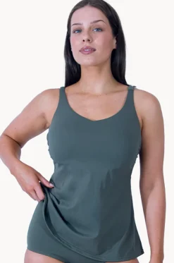 Sports F/G Cup V Neck Tankini Separate