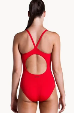Still Red Diamond Back One Piece