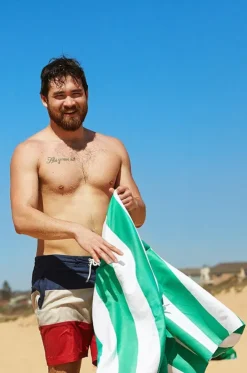 Stripe Cabana Microfibre Towel