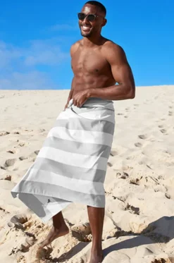 Stripe Cabana Microfibre Towel