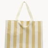Stripe Carryall Beach Bag