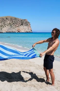 Stripe Clubhouse Microfibre Towel