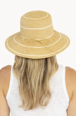 Stripe Down Brim Hat