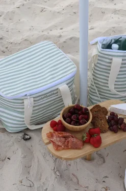 Stripe Light Cooler Bag