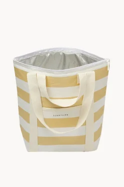 Stripe Light Cooler Tote