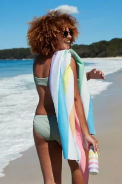 Stripe Summer Microfibre Towel