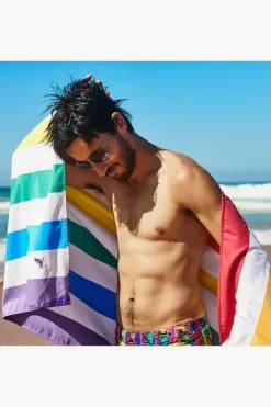 Stripe Summer Microfibre Towel