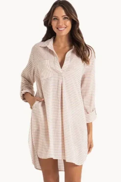 Summer Stripe Painters Shirt