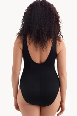 Summer Waves Long Torso Cross Over One Piece