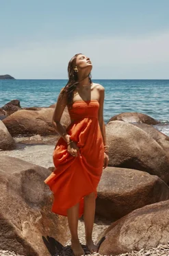 Sunset Bandeau Dress