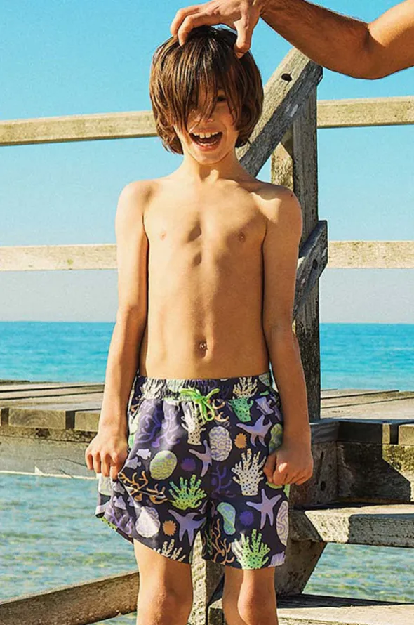 Teen Boys Coral Chaos Eco Short